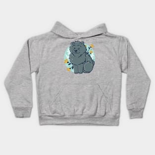 Black Chow Chow Kids Hoodie